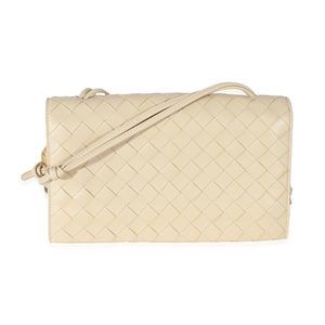 Bottega Veneta Porridge Intrecciato Lambskin Trio Pouch